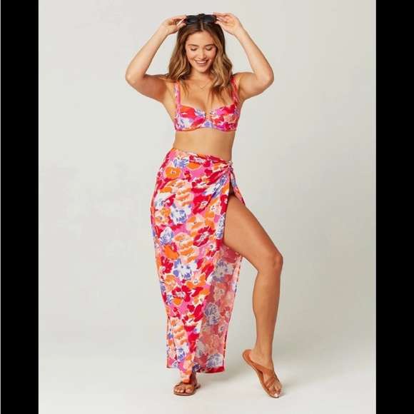 l*space Other - L *Space Mia Cover Up Maxi Skirt Floral